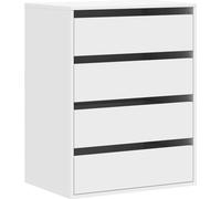 vidaXL Commode blanche 60x41x76 cm Bois composite