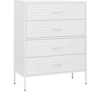 Commode Vert Menthe 80x35x101,5 cm Acier Buffet Armoire à Tiroirs vidaXL