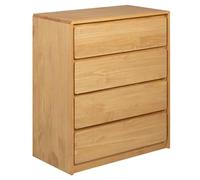 vidaXL Commode, Buffet avec 4 Tiroirs, Armoire de Rangement, Meuble de Salon Salle de Séjour Intérieur, Moderne, Chêne Bois 377595