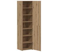 vidaXL Commode Chêne Artisan 45x42.5x185 cm Bois d'ingénierie