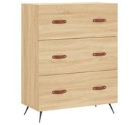 vidaXL Commode Chêne Sonoma 69,5x34x90 cm Bois composite