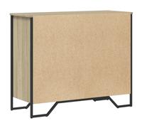 vidaXL Commode Chêne Sonoma 91x35,5x74,5 cm Bois composite