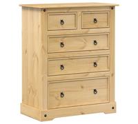vidaXL Commode Corona 92x48x114 cm Pin massif