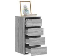vidaXL Commode d'angle Sonoma Gris 40x41x76 cm Bois d'ingénierie