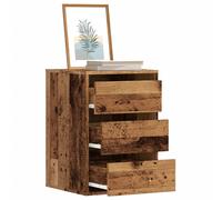 Vidaxl Commode D'angle Vieux Bois 40x41x58 Cm Bois D'ingénierie Marron