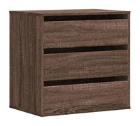 vidaXL Commode marron imitation chêne 60x41x58 cm Bois composite