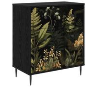 vidaXL Commode RHENEN Imprimé Jungle Tropical 66 x 36,5 x 76 cm, Commode rectangulaire Moderne, Solution de Rangement stylée pour Chambre et Salon, Organisateur en Bois