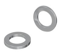 vidaXL compatible avec des rondelles plates 2 pcs Argenté M7 x 12 mm