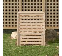 vidaXL Composteur 82,5x82,5x99,5 cm Bois massif de pin 823815 Beige G