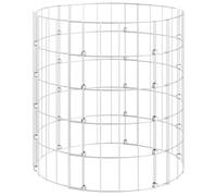 vidaXL – Composteur de jardin Ø50×50 cm – Acier galvanisé, résistant aux intempéries