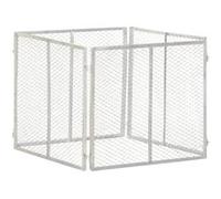 vidaXL Composteur de jardin 85x85x70 cm Fer galvanisé Multicolore G