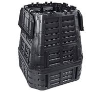 vidaXL Composteur de jardin Noir 93,3x93,3x113 cm 740 L