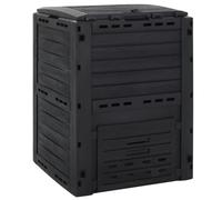 vidaXL Compostbak 280 L polypropeen zwart152202 Noir G