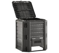 vidaXL Composteur de jardin Noir 380 L