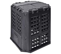 vidaXL Composteur de jardin noir 68,9x68,9x83,9 cm 360 L