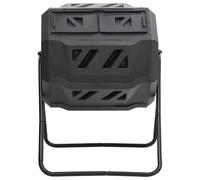 vidaXL Composteur de jardin noir 73x64x95 cm 160 L
