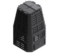 vidaXL Composteur de jardin noir 93,3x93,3x146 cm 1000 L