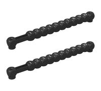 vidaXL Comptes de table de football 2 pcs Noir 30 x 2,2 x 2,9 cm