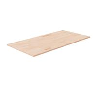 vidaXL Comptoir de salle de bain 100x50x1,5 cm Bois massif non traitÃ©