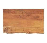vidaXL Comptoir de salle de bain rectangulaire 100x60x2,5 cm acacia