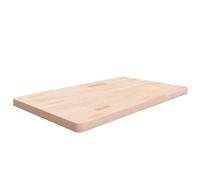 vidaXL Comptoir de salle de bain 100x60x4 cm Bois massif non traité
