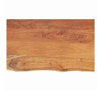 Comptoir de salle de bain 110x60x3,8 cm rectangulaire acacia