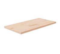 vidaXL Comptoir de salle de bain 80x40x2,5 cm Bois massif non traité