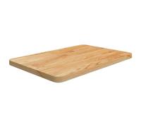 vidaXL Comptoir de salle de bain Marron clair 60x40x2,5 cm Bois traitÃ©