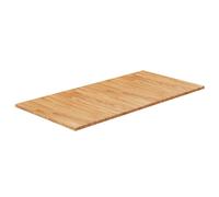 vidaXL Comptoir de salle de bain Marron clair 100x50x1,5cm Bois traitÃ©