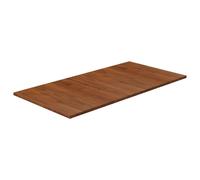vidaXL Comptoir de salle de bain Marron foncÃ© 100x50x1,5cm Bois traitÃ©