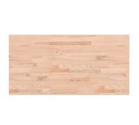 Comptoir de salle de bain 100x50x4 cm bois massif de hêtre