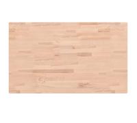 vidaXL Comptoir de salle de bain en bois massif de hêtre 100 x 60 x 4 cm