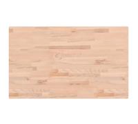 Comptoir de salle de bain 100x60x2,5 cm bois massif de hêtre