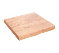 Vidaxl Comptoir De Salle De Bain Marron 60x60x(2-6) Cm Bois Traité Marron
