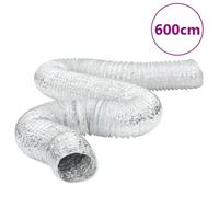 vidaXL Conduit de ventilation aluminium 6 m Ø15 cm, tuyau d'échappement flexible, conduit de hotte aspirante,, tuyau de 4008064