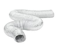 vidaXL Conduit de ventilation aluminium 6 m Ø20 cm, tuyau d'échappement flexible, conduit de hotte aspirante, tuyau de ventilation