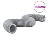 vidaXL Conduit d'échappement PVC 6 m Ø15 cm, conduit d'évacuation, conduit d'air flexible, tuyau d'échappement flexible, 4008060