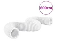 vidaXL Conduit d'échappement PVC 6 m Ø20 cm, conduit d'évacuation, conduit d'air flexible, tuyau d'échappement flexible, 4008057