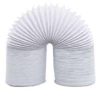 vidaXL Conduit d'Echappement Tuyau d'Echappement Toilette Salle de Bain Culture Hydroponique Système de Ventilation Garage Atelier PVC 6 m 10 cm Blanc G