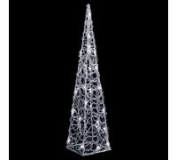 Lichtkegel decoratief LED 60 cm acryl koudwit328956