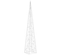 vidaXL Cône Lumineux décoratif à LED Acrylique Bleu 120 cm