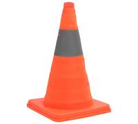 vidaXL Cônes de signalisation pliables 10 pcs. 42 cm