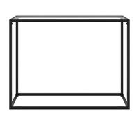 vidaXL Console transparente 100x35x75 cm Verre à cœur