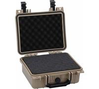 vidaXL Coque rigide couleur sable 27 x 24.5 x 12.5 cm Polypropylène, ABS