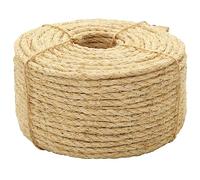 vidaXL Corde torsadée en sisal 100% 10 mm 250 m Beige