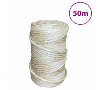 vidaXL Corde 100 % en sisal 4 mm 50 m