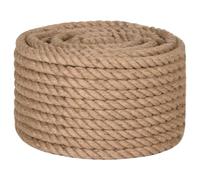 vidaXL Corde 100% jute 20 mm x 100 m Naturelle