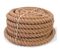vidaXL Corde 100% Jute 40 mm 30 m Maison Jardin Agriculture Expédition G