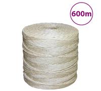 vidaXL Corde 100 % sisal 2 mm 600 m