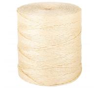 vidaXL Corde 100% sisal 2 mm 600 m, Corde de sisal, Ficelle de sisal, Corde en sisal, Corde de Chanvre, Corde torsadée, Corde à Nouer